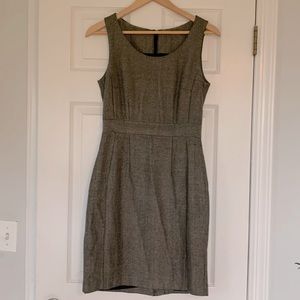 Grey Tweed Sheath Dress